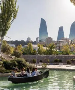 A beautiful view of Baku – a popular city among our users