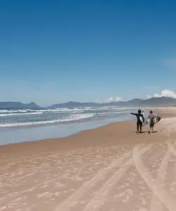 A beautiful view of Florianópolis