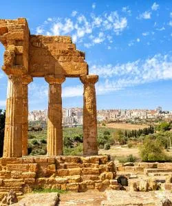 A beautiful view of Agrigento