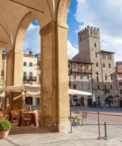A beautiful view of Arezzo