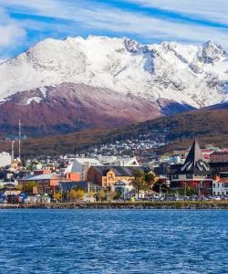 A beautiful view of Ushuaia serviced by Ushuaia – Malvinas Argentinas International Airport