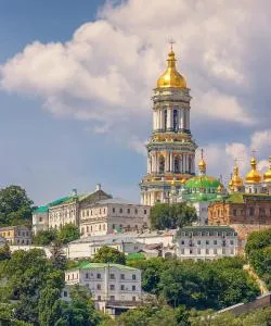 A beautiful view of Kyiv – a popular city among our users