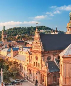 A beautiful view of Lviv – a popular city among our users