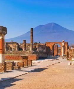 A beautiful view of Pompei