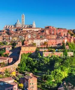 A beautiful view of Siena