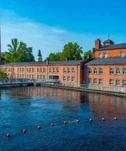 A beautiful view of Tampere serviced by Tampere-Pirkkala Airport