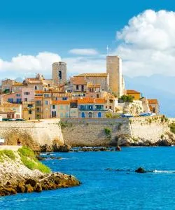 A beautiful view of Antibes