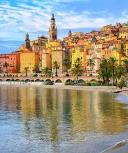 A beautiful view of Menton