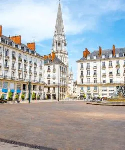 A beautiful view of Nantes