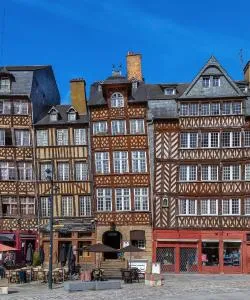 A beautiful view of Rennes serviced by Rennes Airport