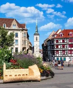 A beautiful view of Erfurt – city popular among our users.