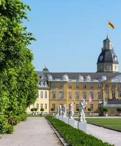 A beautiful view of Karlsruhe serviced by Baden Airport