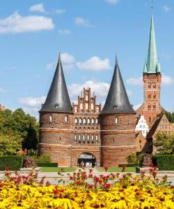 A beautiful view of Lübeck serviced by Lübeck Airport