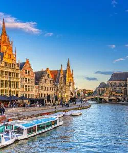 A beautiful view of Ghent – a popular city among our users