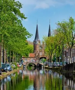 A beautiful view of Delft