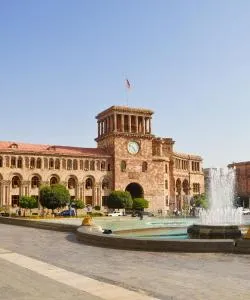 A beautiful view of Yerevan serviced by Zvartnots International Airport
