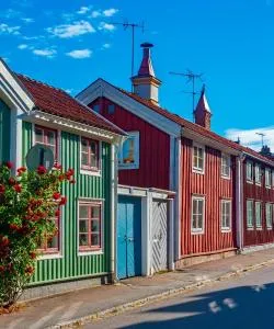 A beautiful view of Kalmar serviced by Kalmar Airport