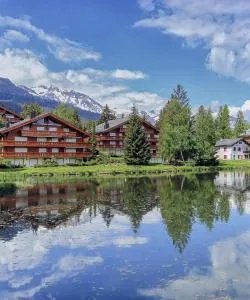 A beautiful view of Crans-Montana – a popular city among our users