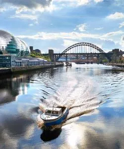 A beautiful view of Newcastle upon Tyne serviced by Newcastle International Airport