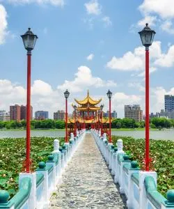 A beautiful view of Kaohsiung serviced by Kaohsiung International Airport