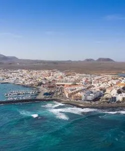 A beautiful view of Corralejo