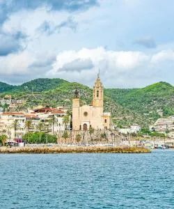 A beautiful view of Sitges
