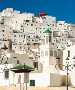A beautiful view of Tétouan serviced by Sania Ramel Airport