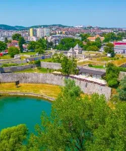 A beautiful view of Banja Luka serviced by Banja Luka International Airport