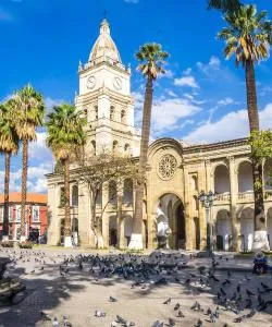 A beautiful view of Cochabamba serviced by Jorge Wilstermann International Airport