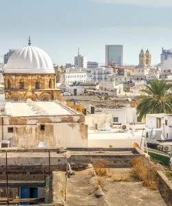 A beautiful view of Tunis – a popular city among our users