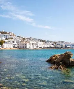 A beautiful view of Mikonos – a popular city among our users