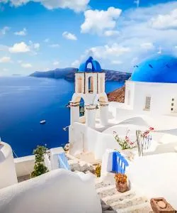 A beautiful view of Oia – a popular city among our users