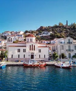 A beautiful view of Poros – a popular city among our users