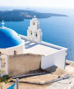 A beautiful view of Fira – a popular city among our users