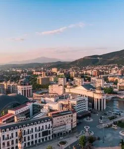 A beautiful view of Skopje – a popular city among our users