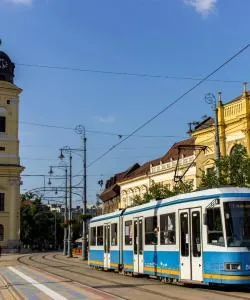A beautiful view of Debrecen serviced by Debrecen International Airport