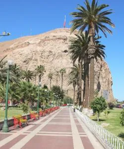 A beautiful view of Arica serviced by Chacalluta International Airport