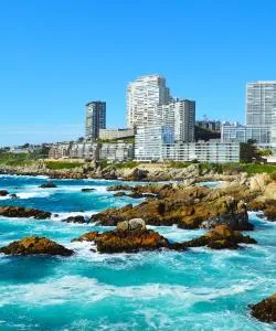 A beautiful view of Viña del Mar – a popular city among our users