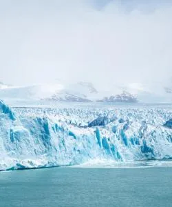 A beautiful view of El Calafate serviced by Comandante Armando Tola International Airport