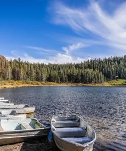 A beautiful view of Mammoth Lakes