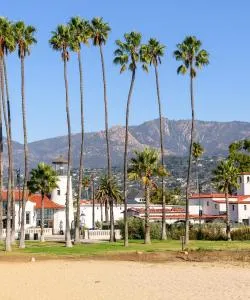 A beautiful view of Santa Barbara serviced by Santa Barbara Airport