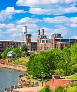 A beautiful view of Columbus serviced by Columbus Metropolitan