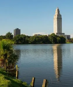 A beautiful view of Baton Rouge