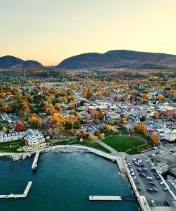A beautiful view of Bar Harbor