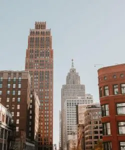 A beautiful view of Detroit – a popular city among our users
