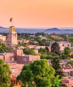 A beautiful view of Santa Fe – a popular city among our users