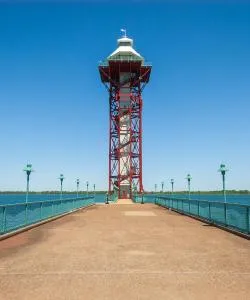 A beautiful view of Erie serviced by Erie International Airport