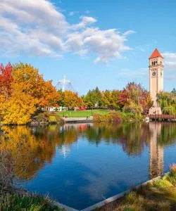 A beautiful view of Spokane – a popular city among our users