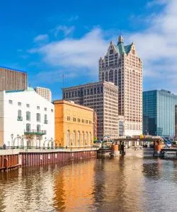 A beautiful view of Milwaukee