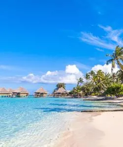 A beautiful view of Bora Bora – a popular city among our users